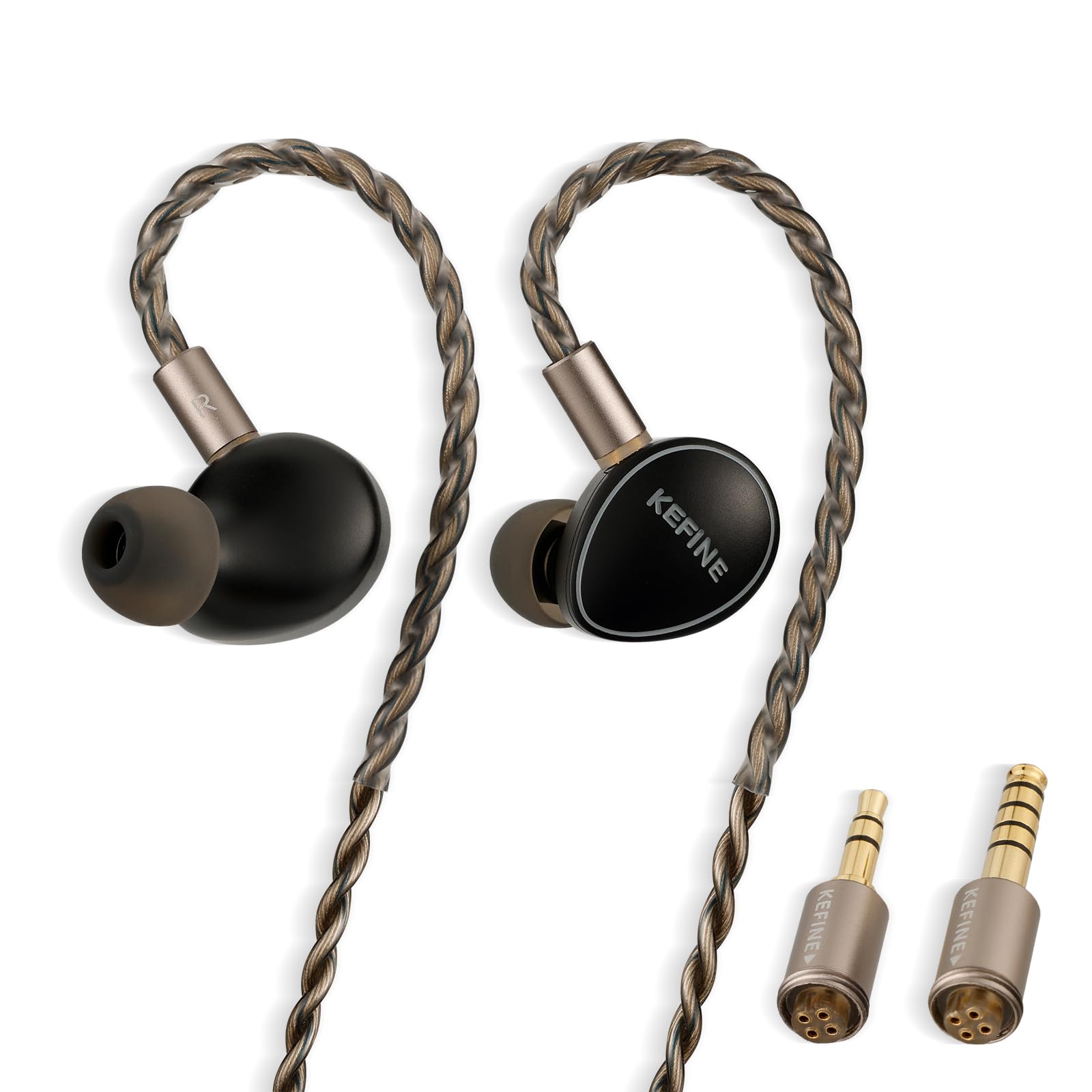 使用少KEFINE Quatio イヤモニ イヤホン iem 2BA+2DD Amazon.com: HiFiGo KEFINE Quatio in Ear Monitor, 2DD+2BA